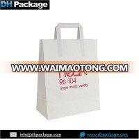 Wholesale Various High Quality Eco-Friendly Flat Handle Kraft Paper Bag